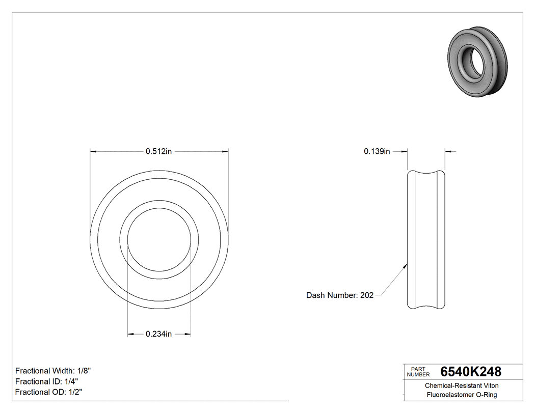 Technical drawing - 6540K248